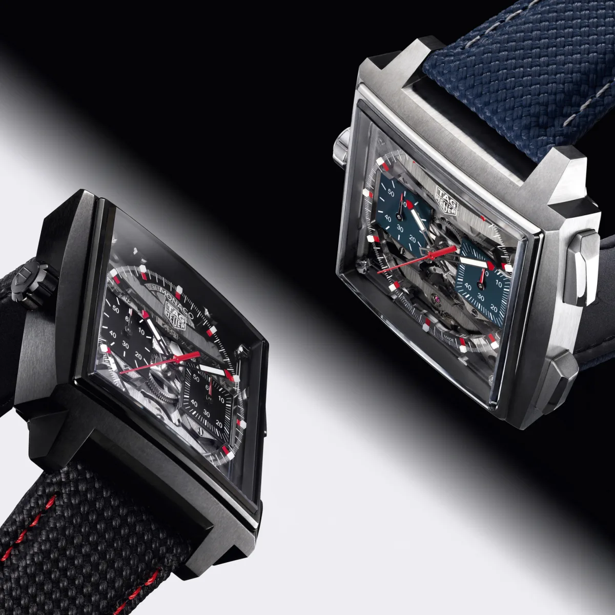 TAG Heuer Monaco Evergraph watch front view