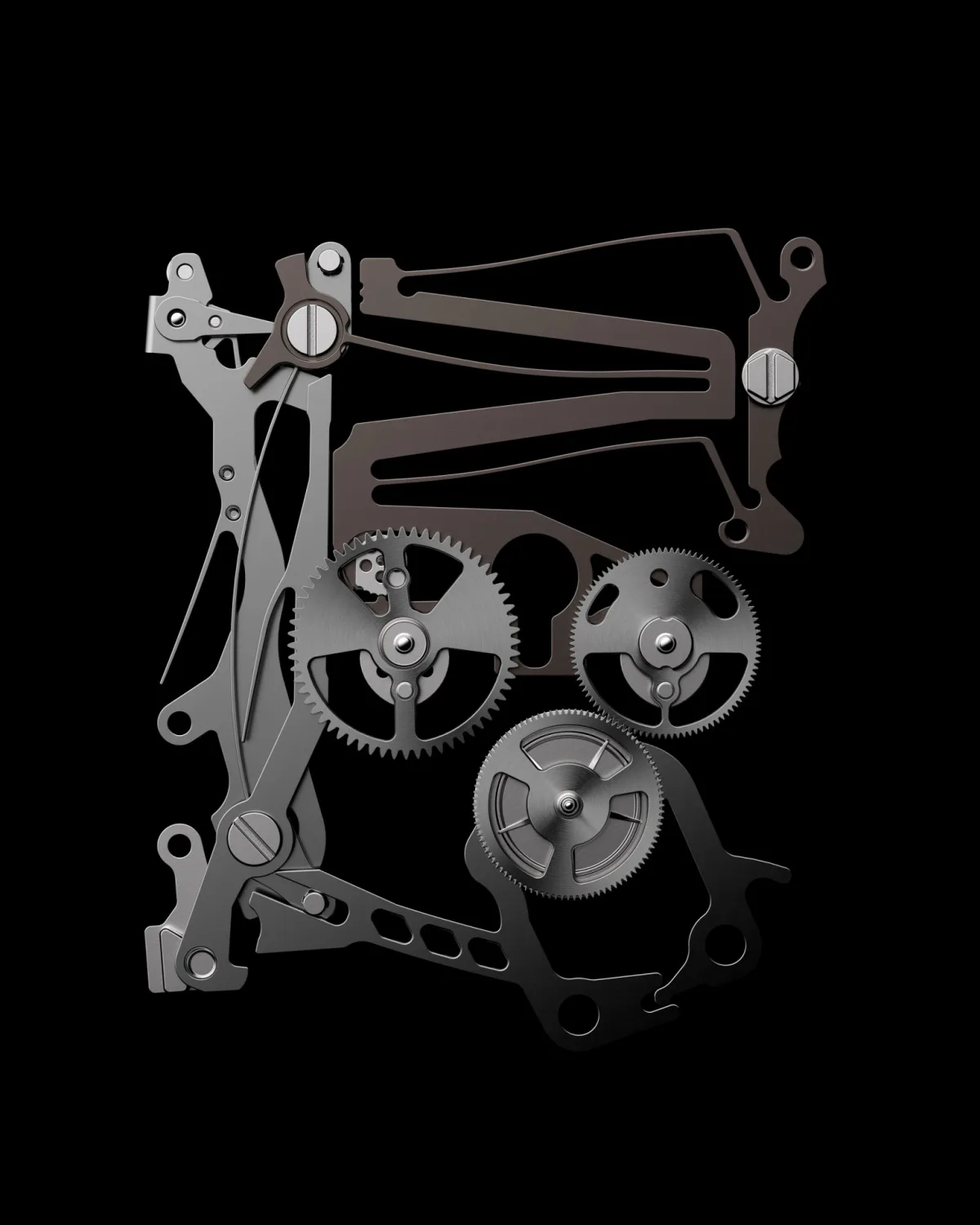 TH80-00 caliber components for TAG Heuer