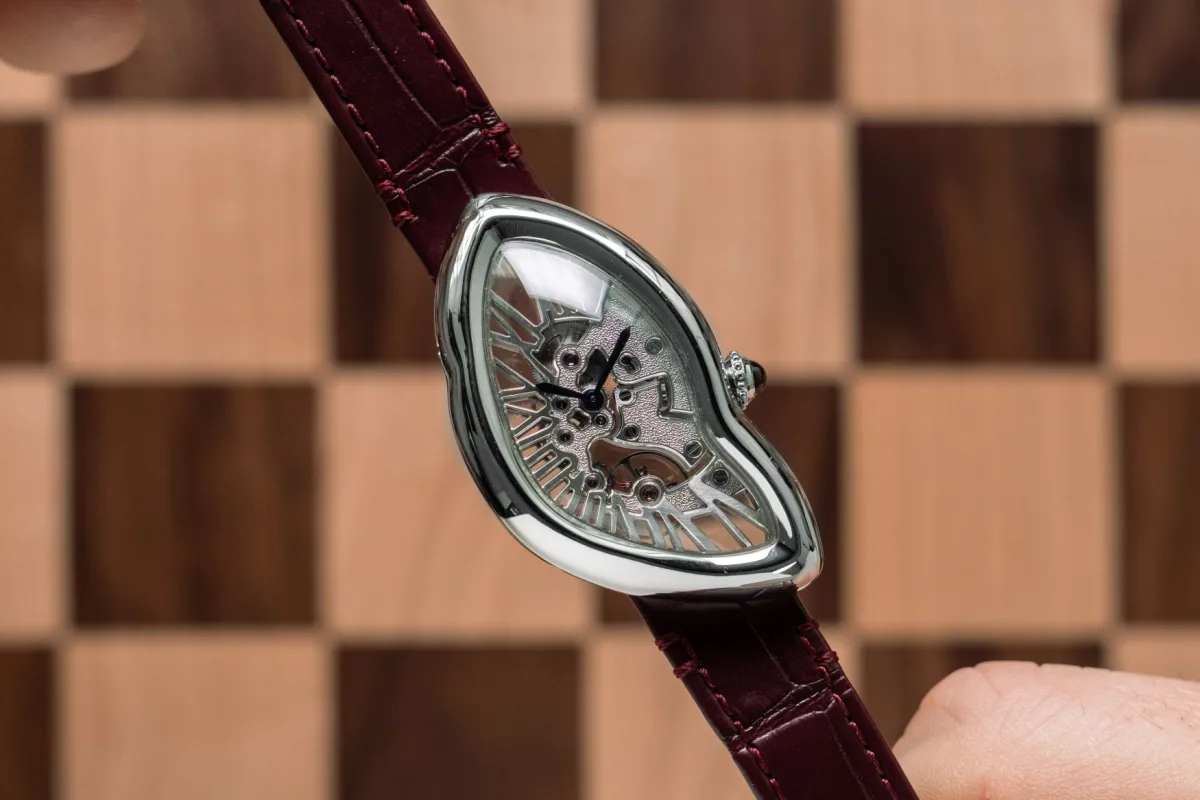 Cartier Privé Les Opus Crash Skeleton watch