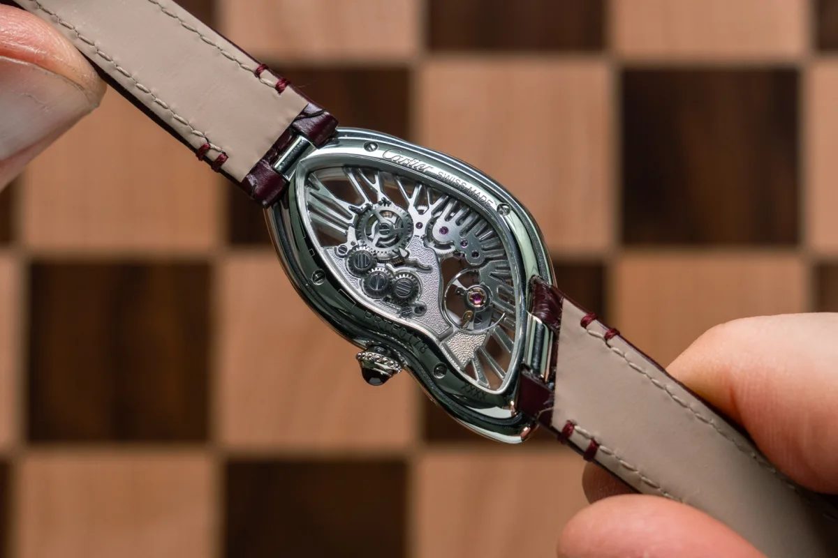 Cartier Privé Les Opus Crash Skeleton with ruby crown