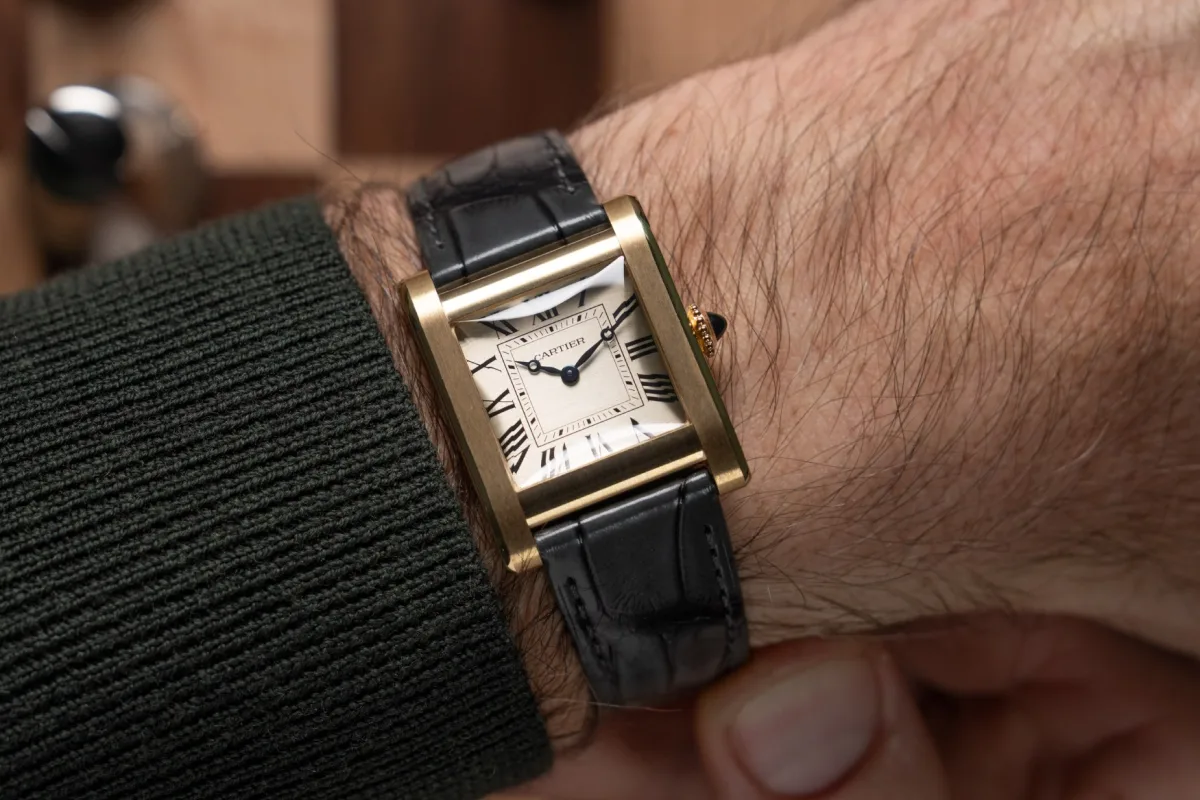 Cartier Privé La Collection Tank Normale in yellow gold