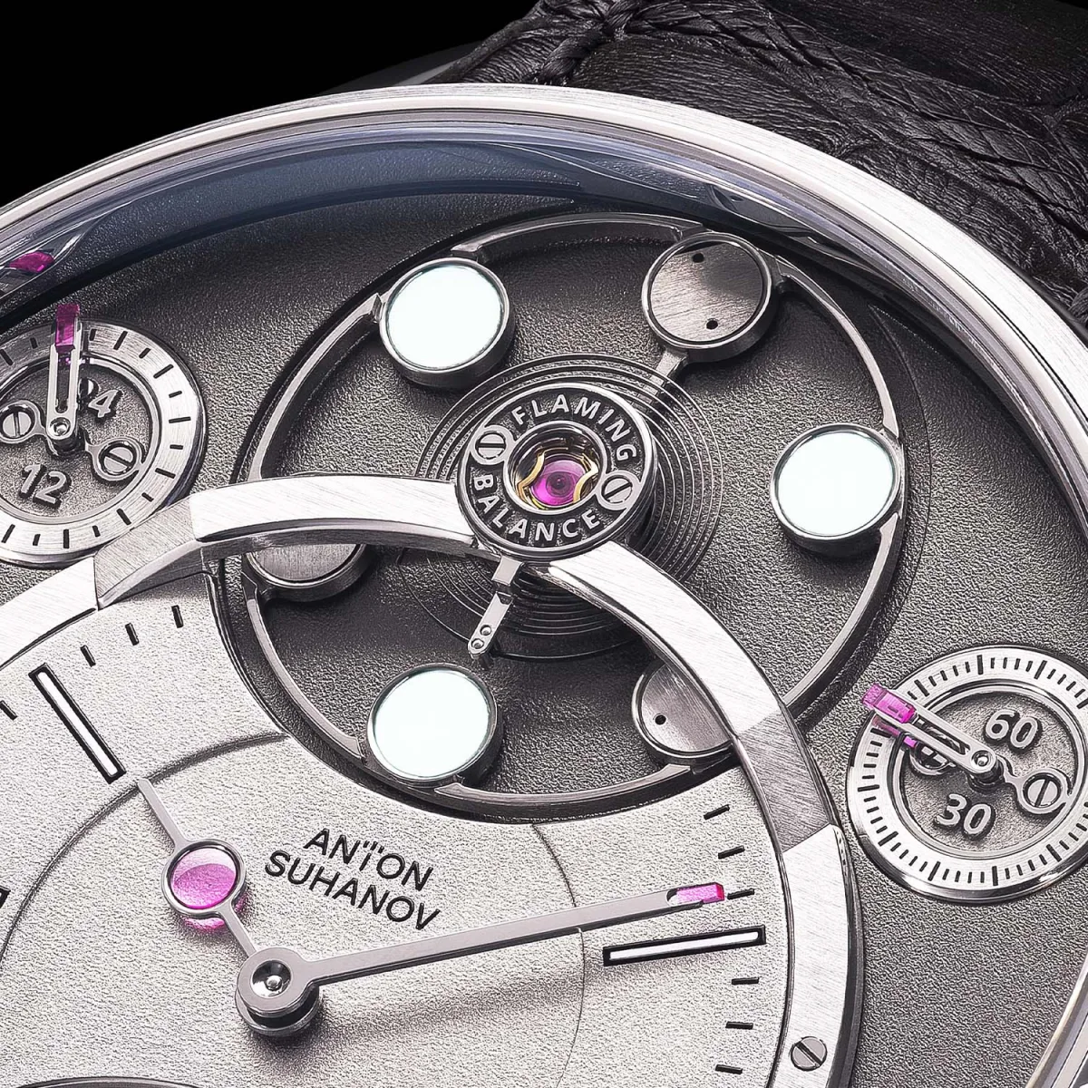 Anton Suhanov Flamingo watch case and design