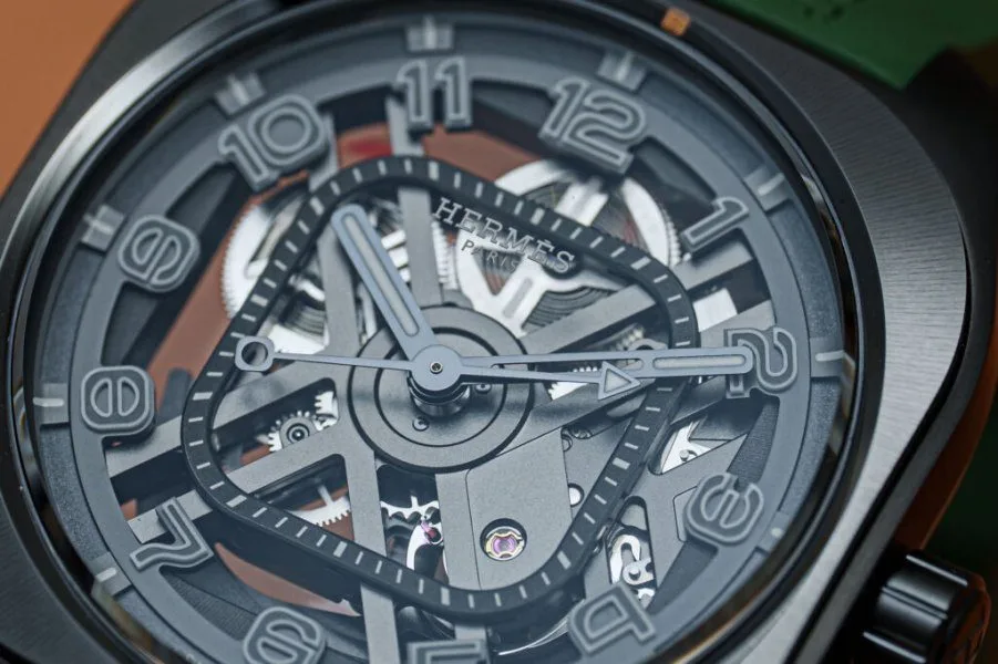 Hermes H08 Squelette watch showcased at Watches & Wonders 2026