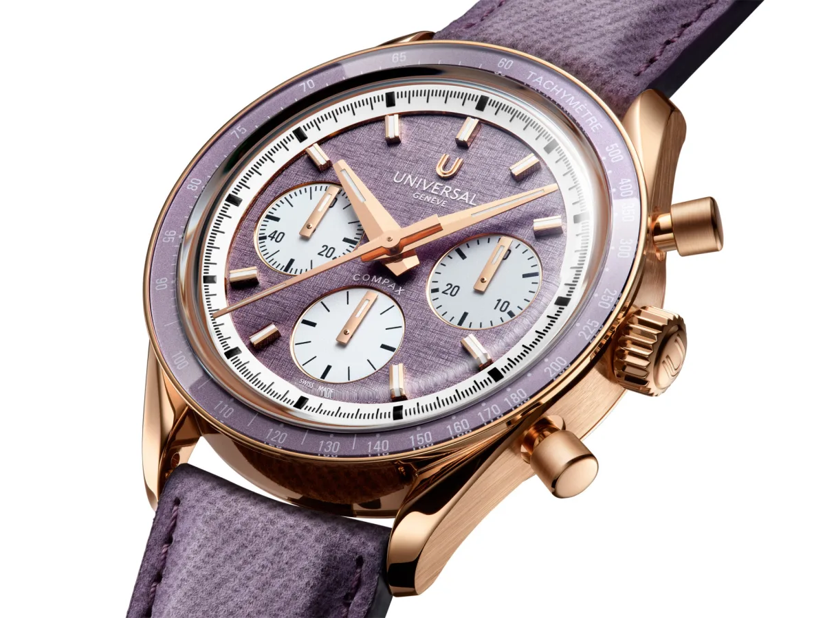 Indigo, sage green, and lavender dial colors with linen pattern