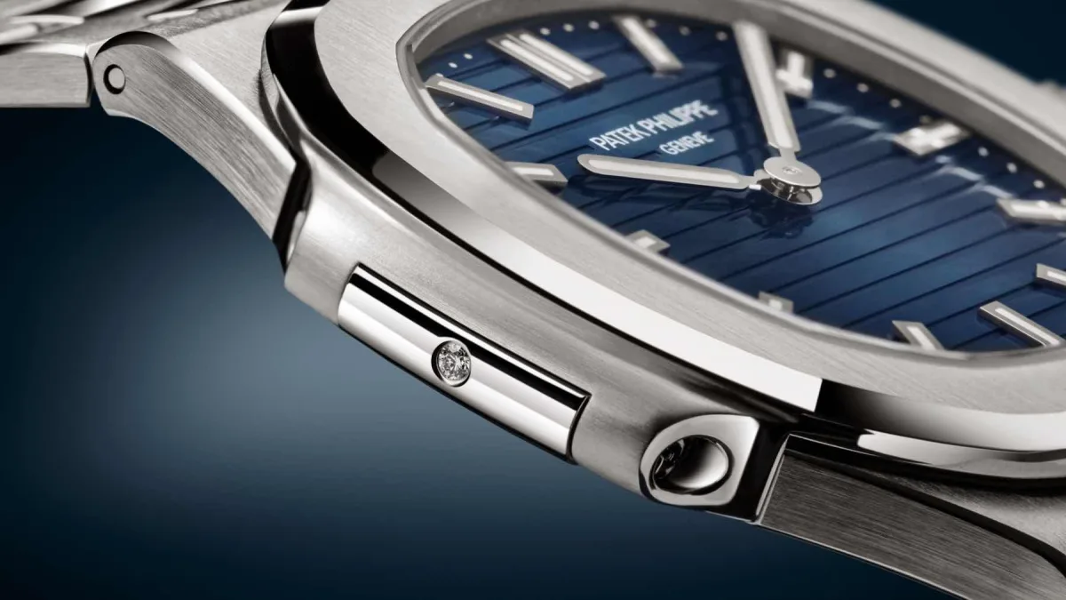 Close-up of Patek Nautilus 5610 dial