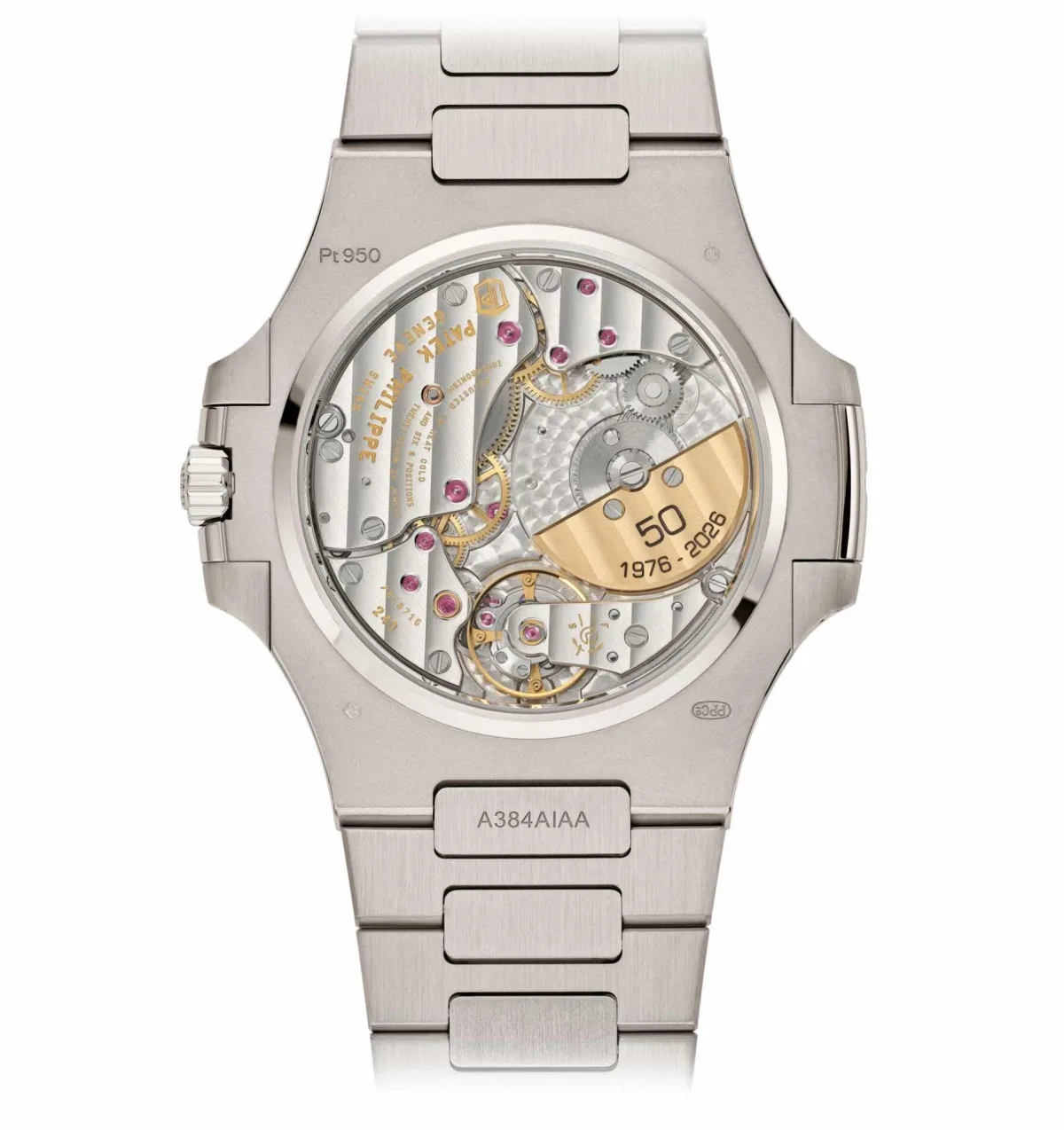 Close-up of Vacheron Overseas Ultra-Thin dial