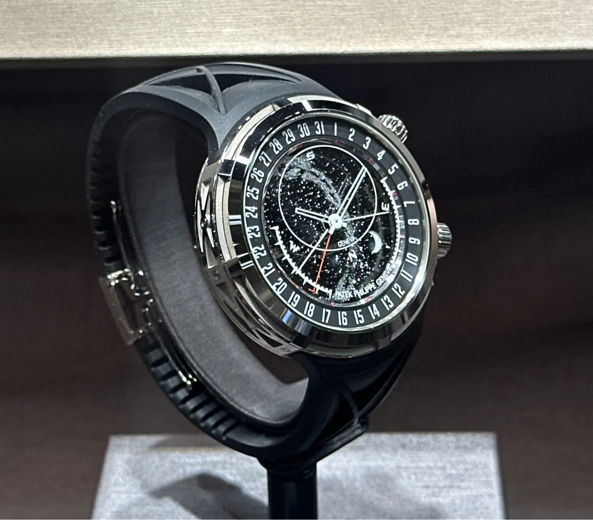 Detailed view of Patek Philippe Celestial dial