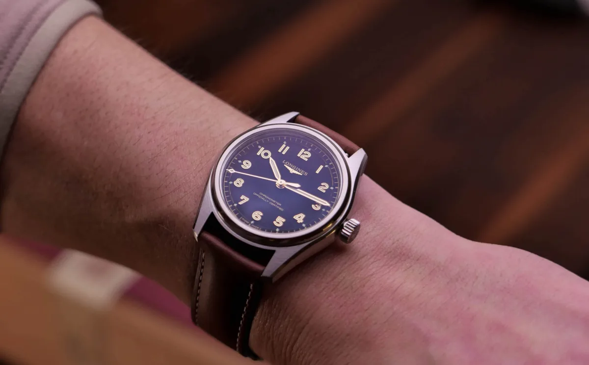 Design details of Longines Spirit Pilot watch