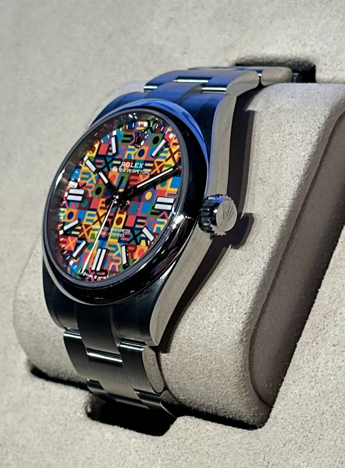 Rolex Oyster Perpetual Jubilee Dial watch