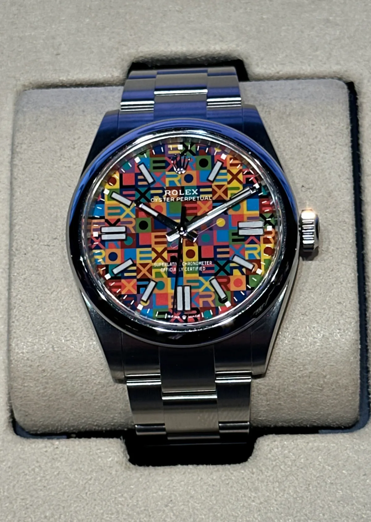 Rolex Jubilee Dial with Chromalight hands