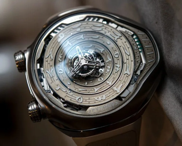 Vanguart Black Hole watch worn on the wrist
