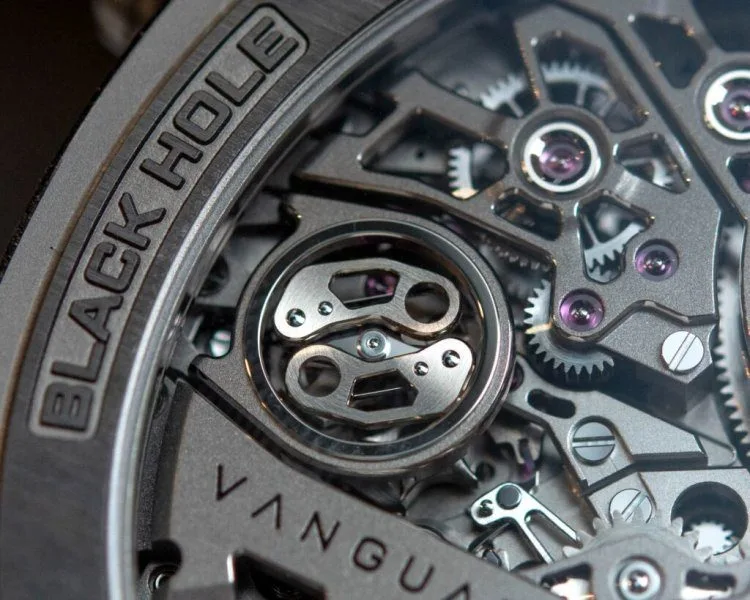 Components of the Vanguart Black Hole watch