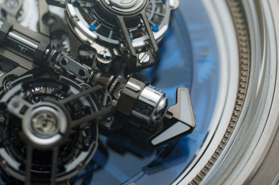 Ulysse Nardin Super Freak with tourbillons and balances