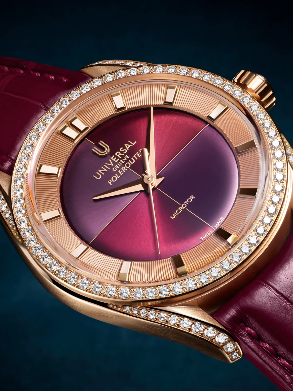Capsule line Polerouter with semi-precious dials