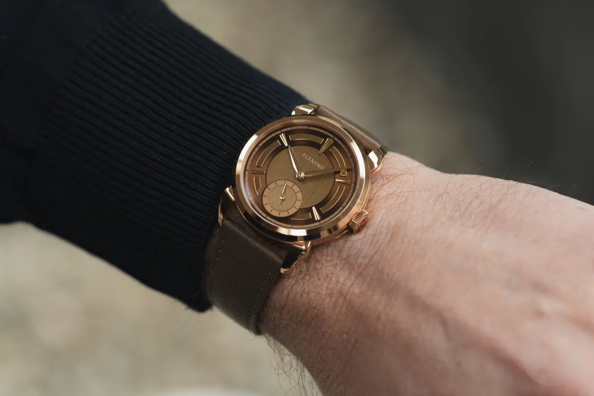 Fleming Series 1 Mark II Redwood in rose gold