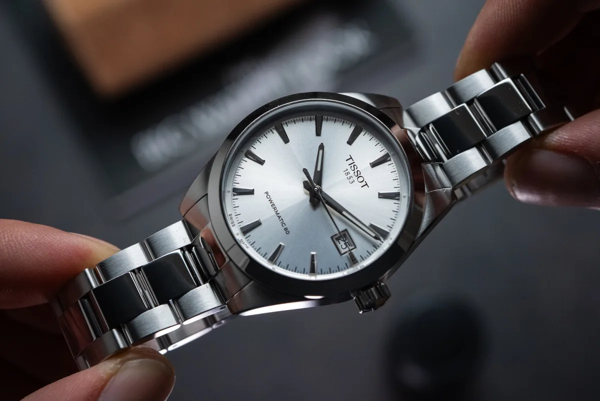 Tissot Gentleman 38mm dial with date window