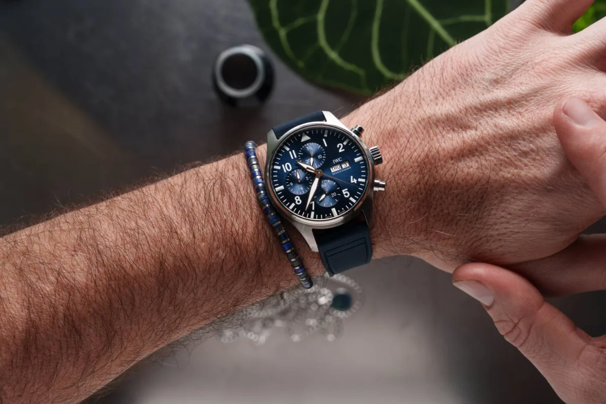 IWC Le Petit Prince Pilot’s Chronograph in steel case