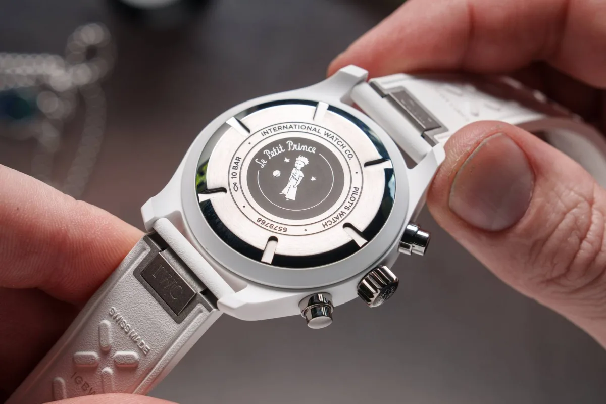 IWC movement details for Le Petit Prince Chronographs