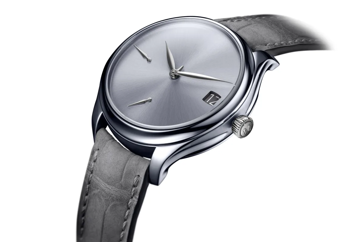H. Moser Endeavour Perpetual Calendar Concept Tantalum watch face