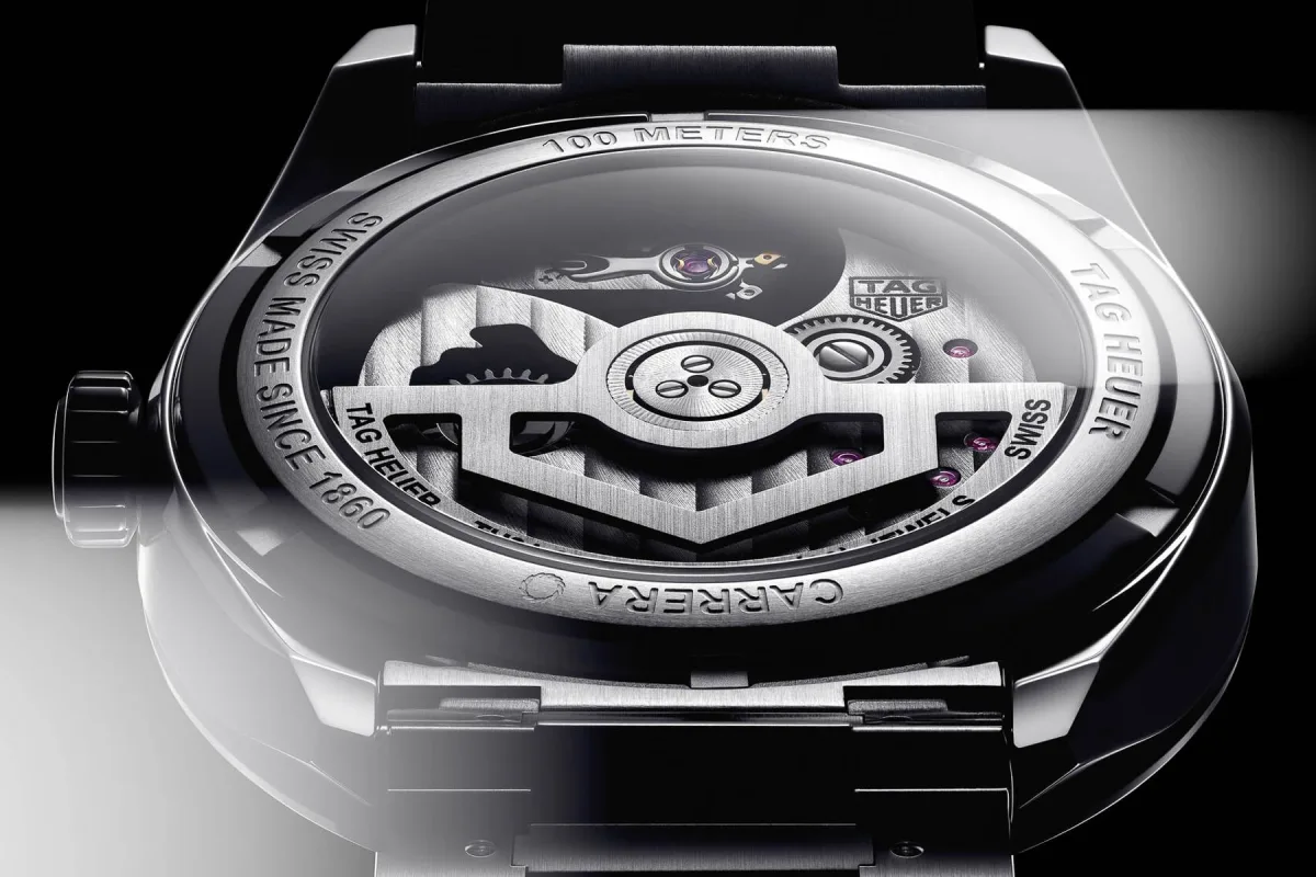 TAG Heuer Carrera Day-Date dial and logo