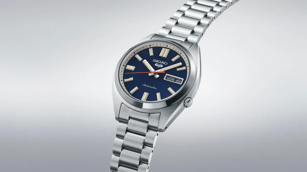 Seiko 5 Sports SNXS watch front view