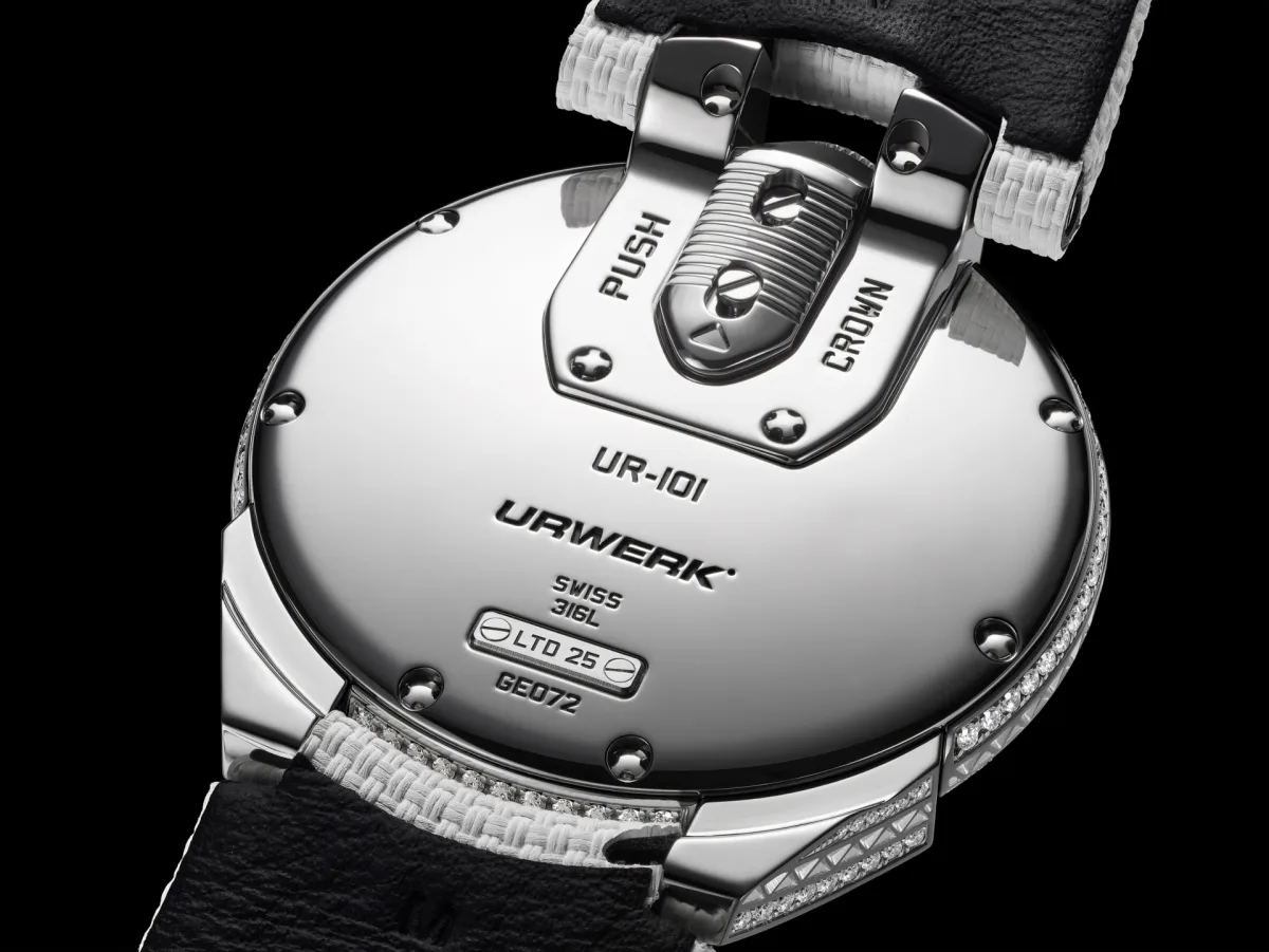 Movement of Urwerk UR-101 Diamond Sky Edition