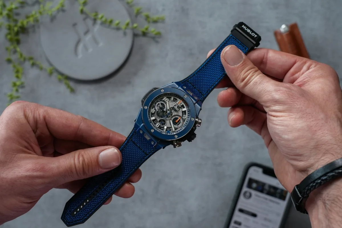 Hublot Big Bang Reloaded fabric and rubber straps