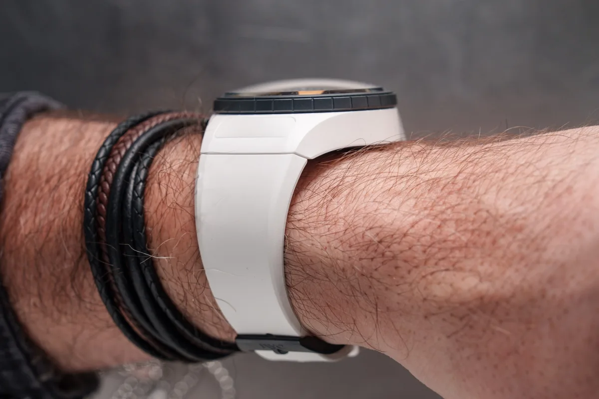 IWC Pilot Venturer Vertical Drive watch with white ceramic case