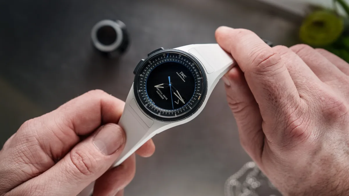 Lever switch on IWC Pilot’s Venturer Vertical Drive watch