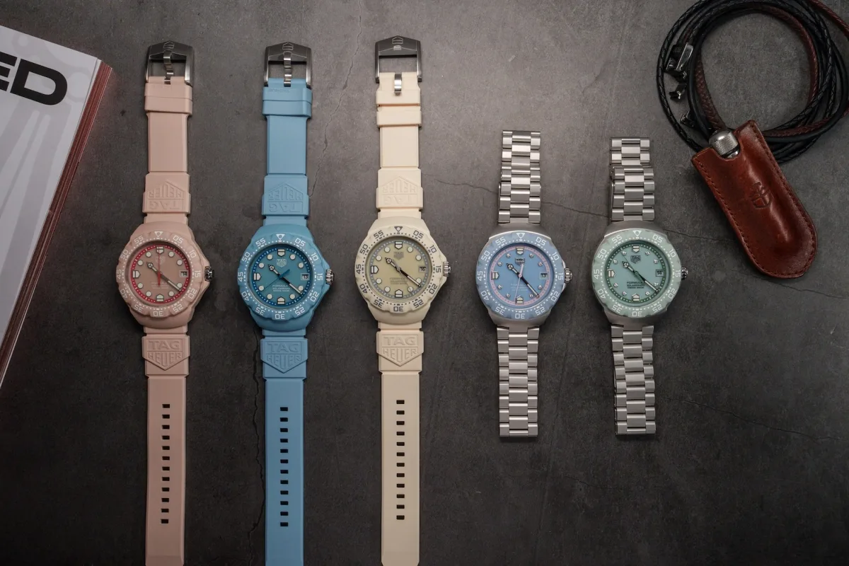 Tag Heuer Formula 1 Solargraph Pastel collection pricing details