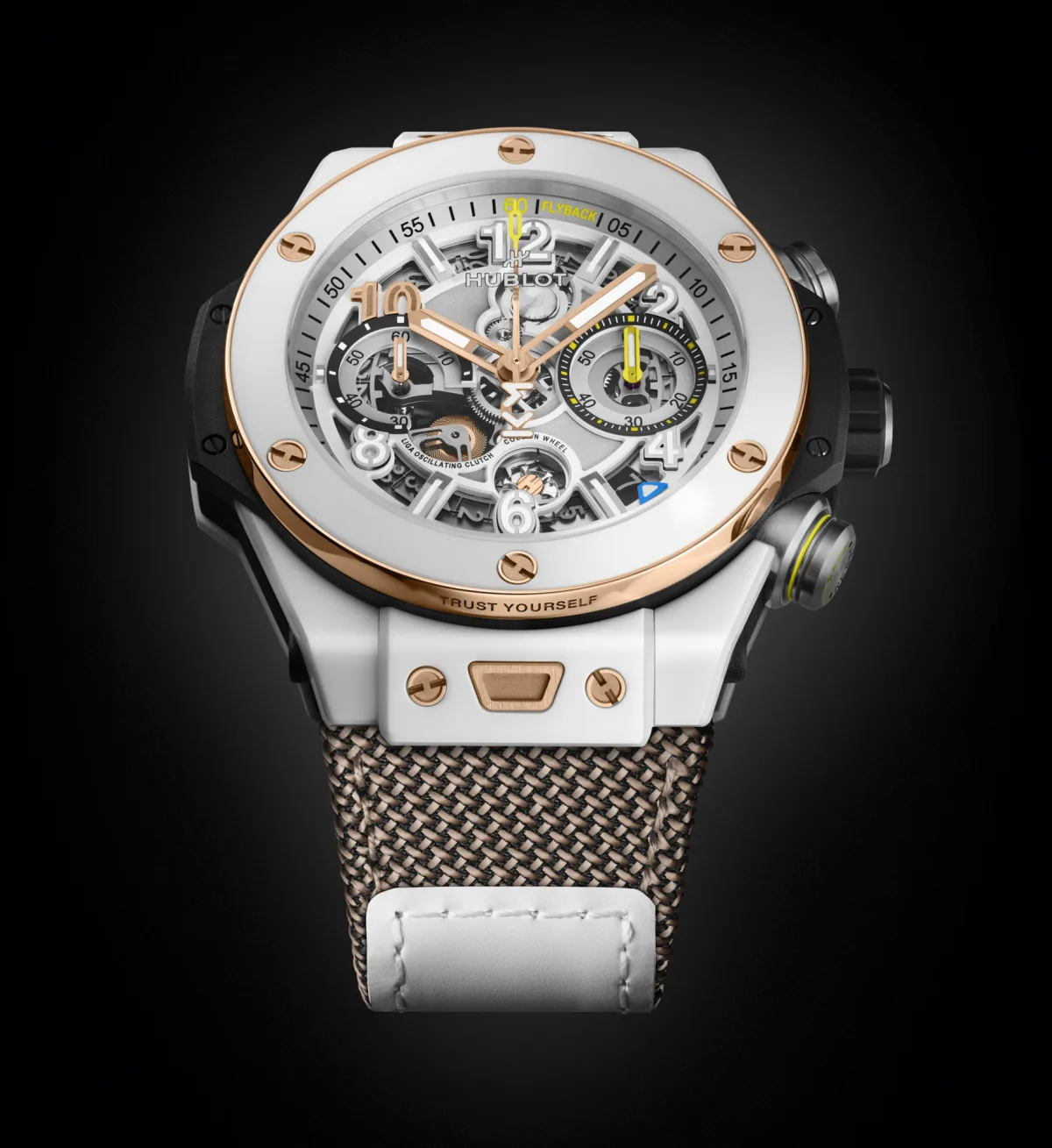 Hublot Big Bang Reloaded Kylian Mbappé watch close-up
