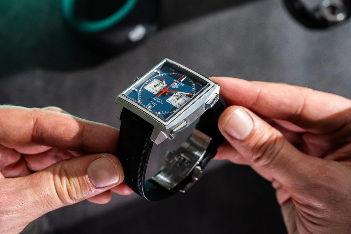 TAG Heuer Monaco Chronograph new titanium case