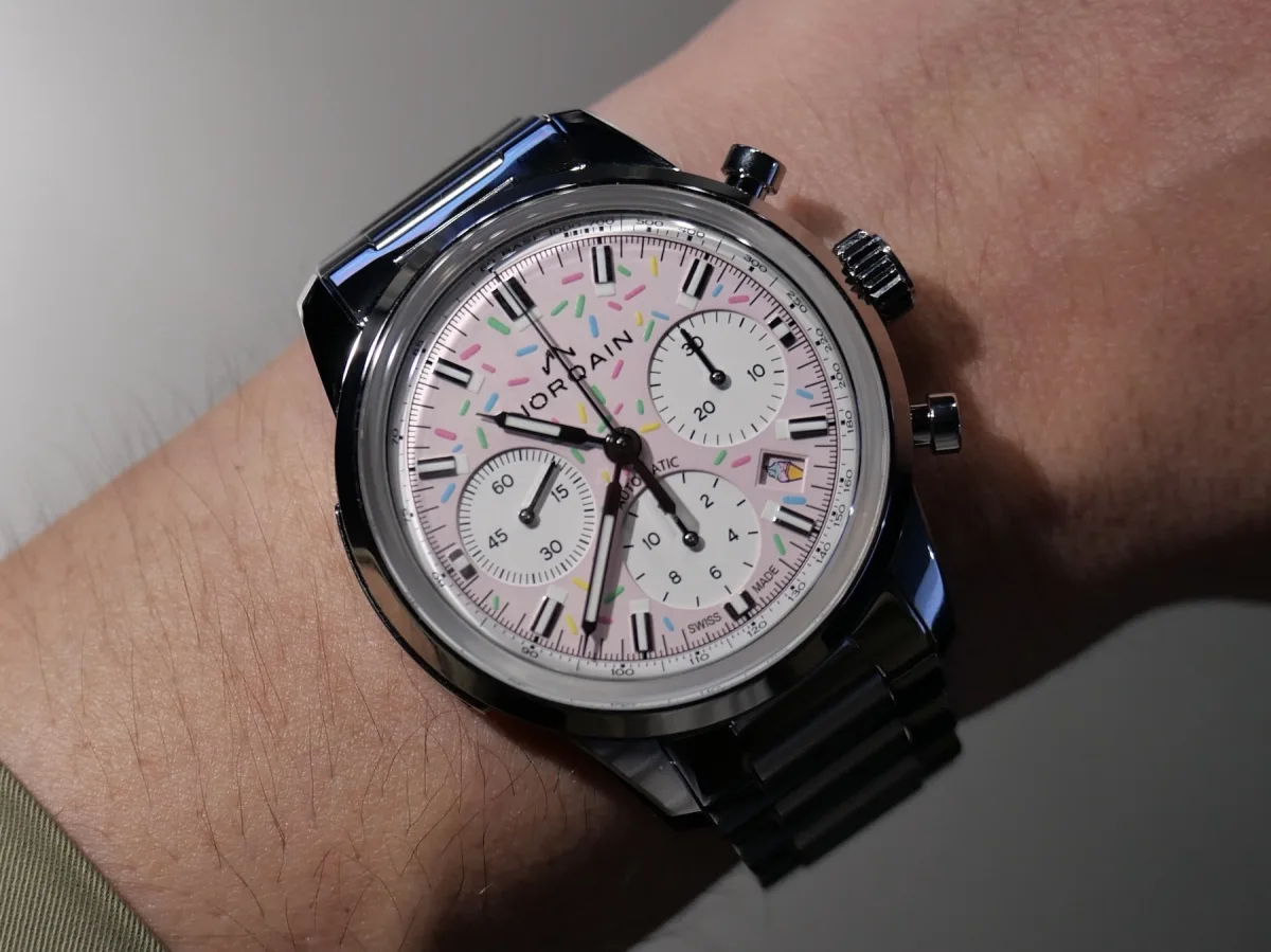 Norqain Freedom Chrono Enjoy Life Sprinkles watch