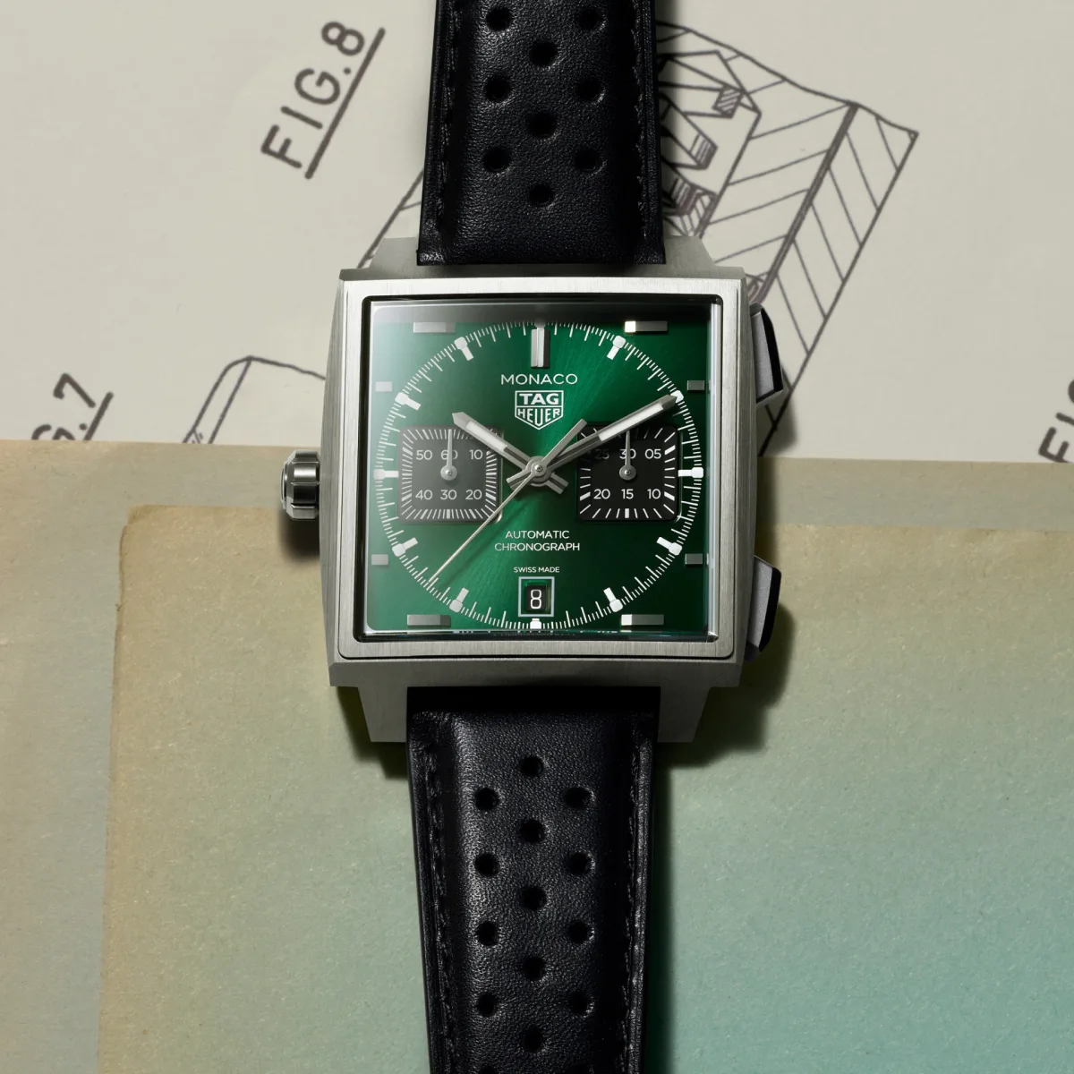 TAG Heuer Monaco Chronograph with curved sapphire crystal