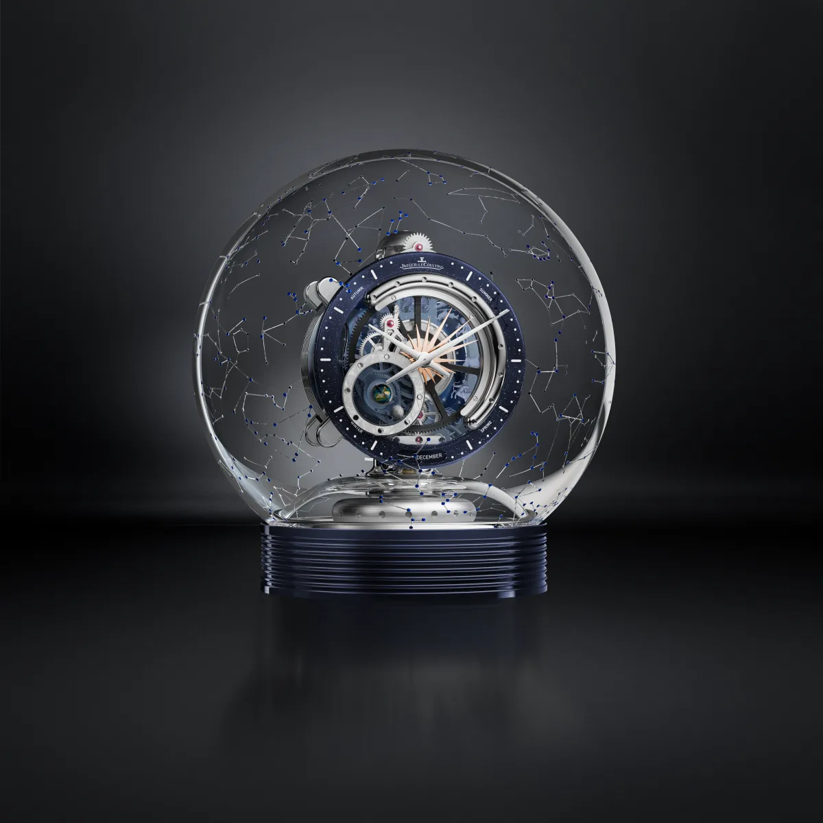 Atmos Hybris Artistica Tellurium by Marc Newson with sapphire inlay