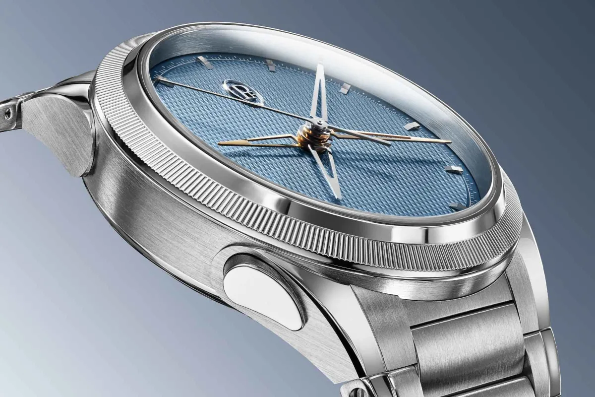 Dial of Tonda PF Chronographe Mystérieux with activated chronograph