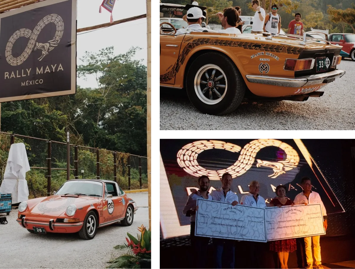 Franck Muller watch inspired by Rally Maya Mexico