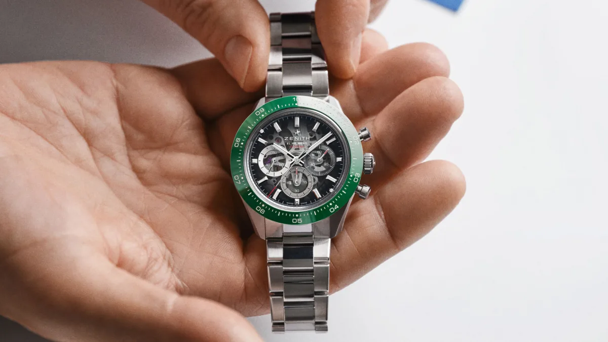 Zenith Chronomaster Sport Skeleton with green ceramic bezel