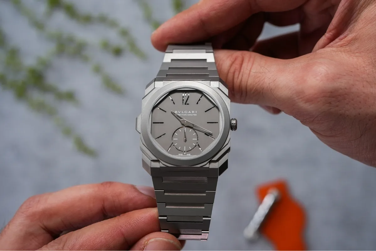 Bulgari Octo Finissimo 37 titanium minute repeater model