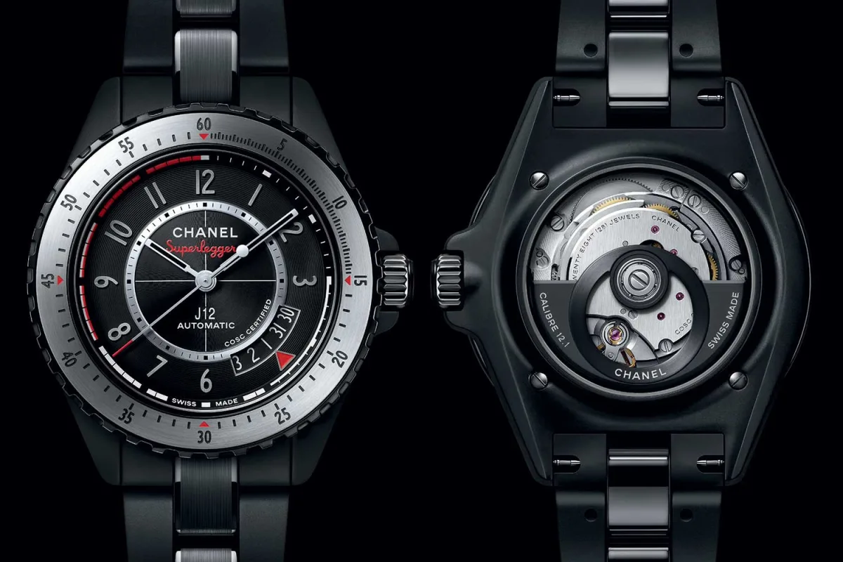 Chanel J12 Superleggera 42mm in black ceramic and steel