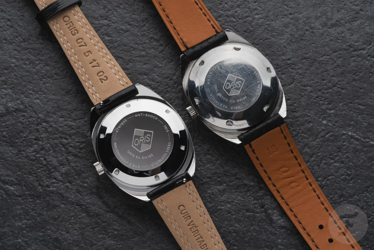 Oris Star watch on wrist, showing its vintage style.