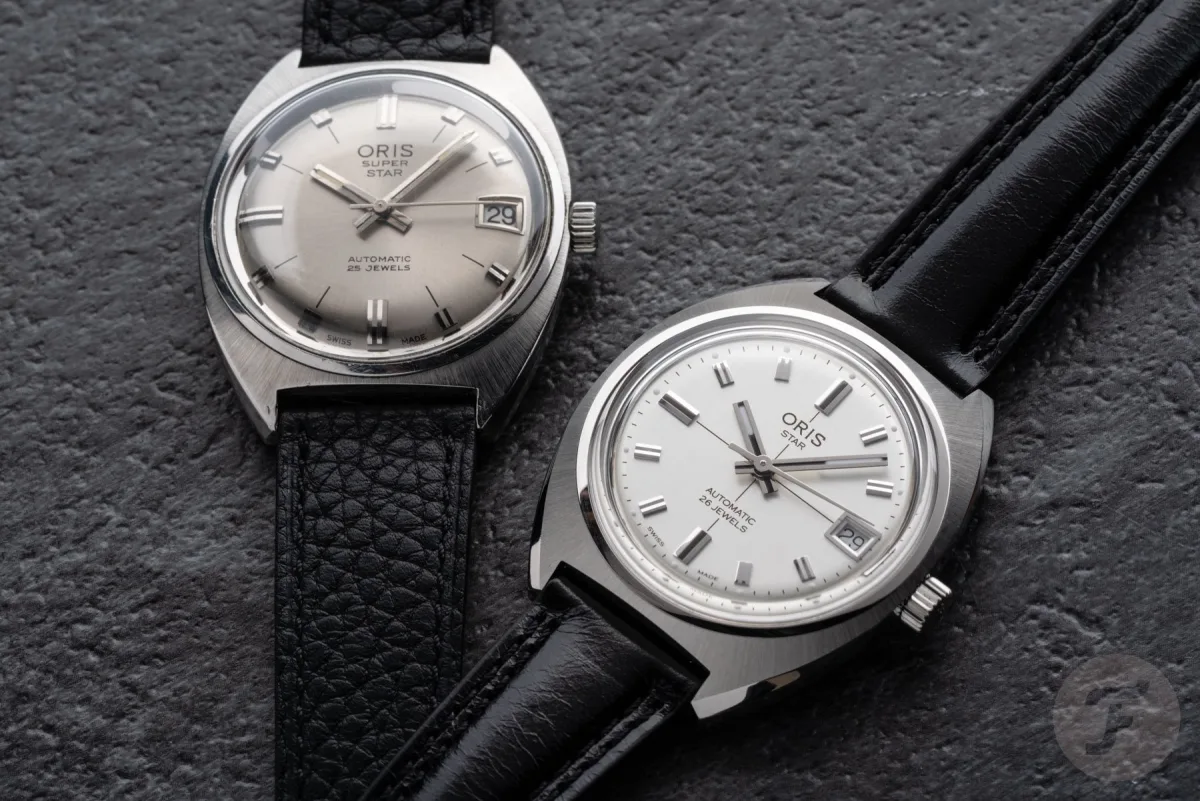 Comparison of Oris Star strap with vintage models.