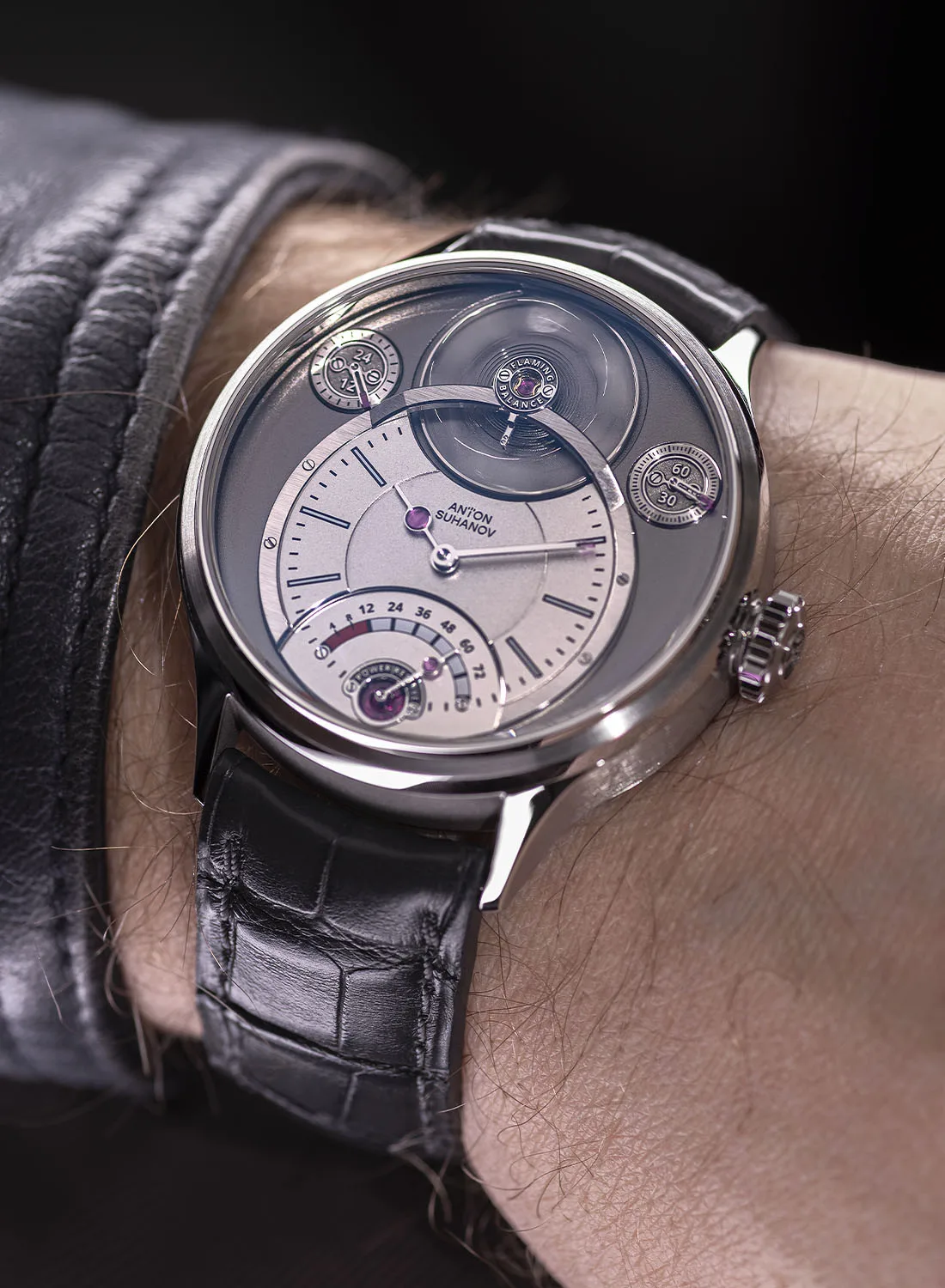 Anton Suhanov Flamingo watch with unique design