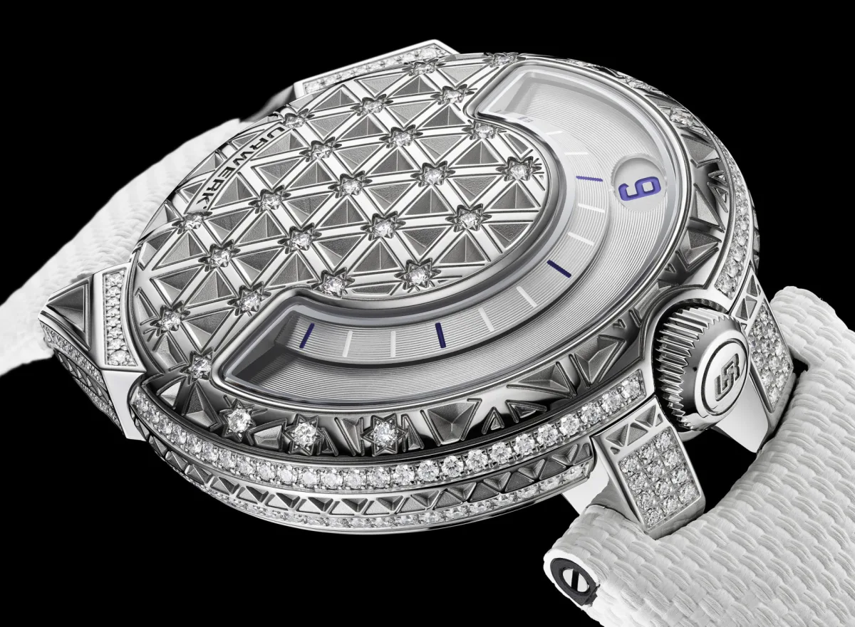 Urwerk UR-101 Diamond Sky Edition with diamond inlays