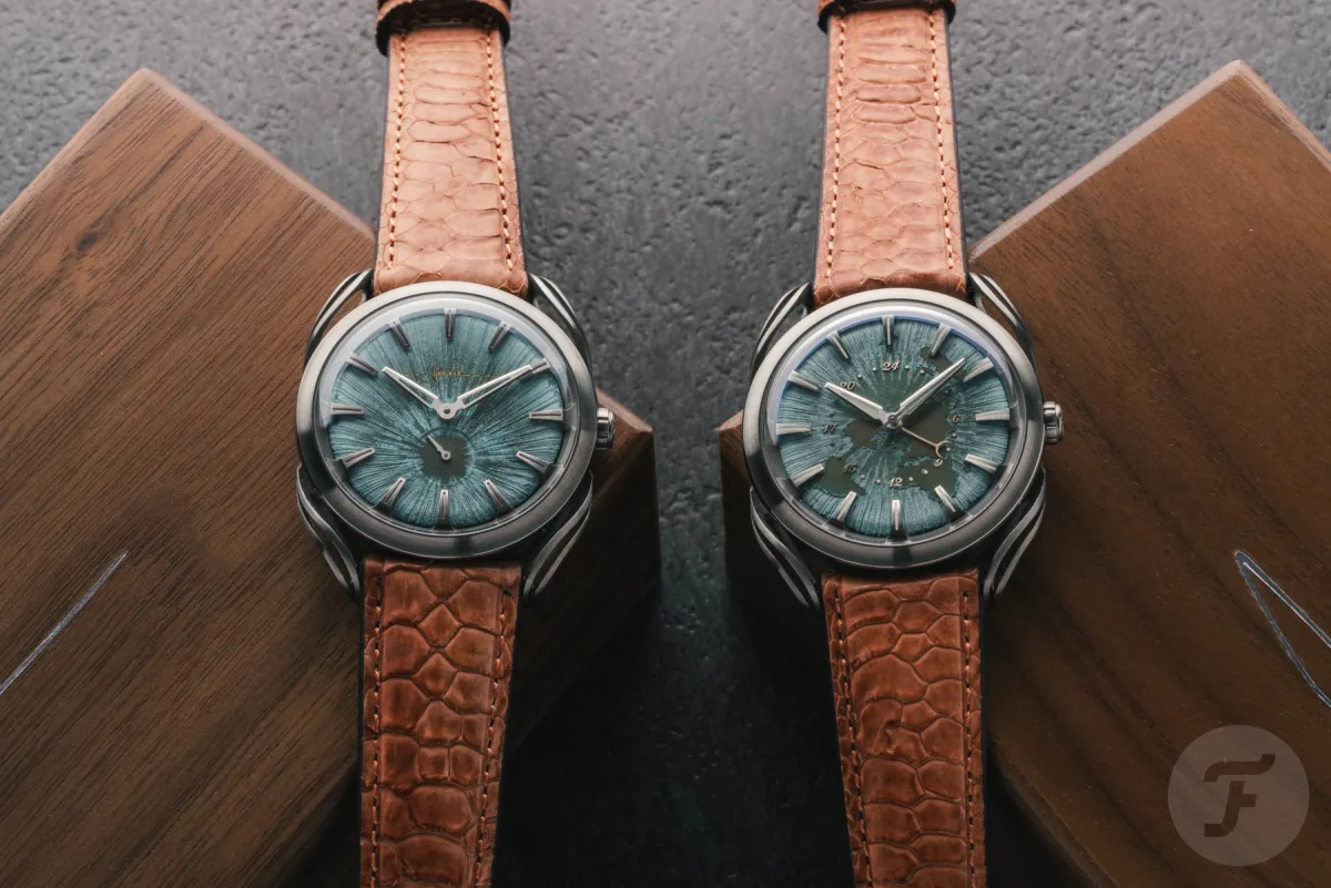 Holthinrichs Lab Series 1.S and 1.GMT models side by side