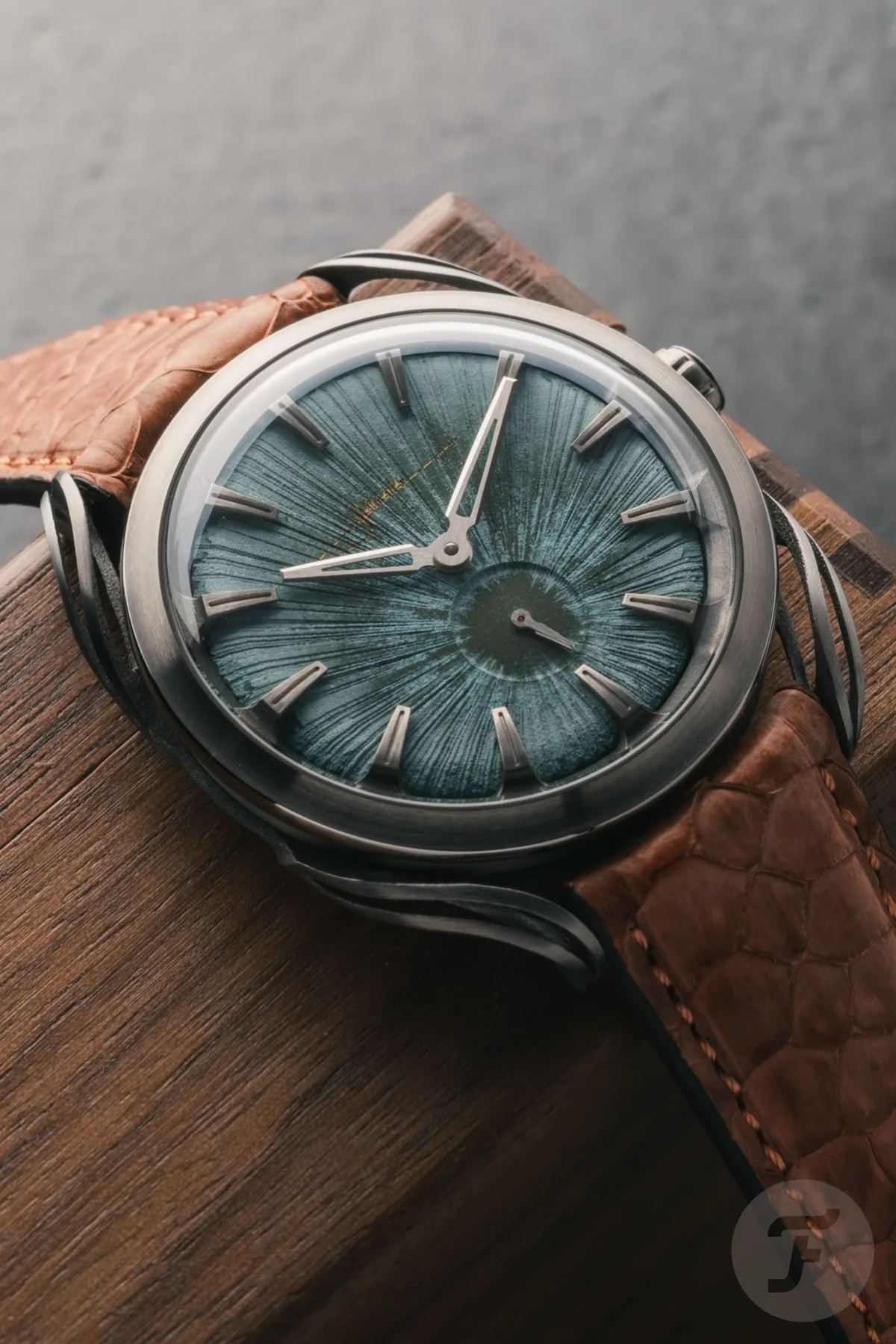 Holthinrichs Lab Series titanium case with 3D printing detail