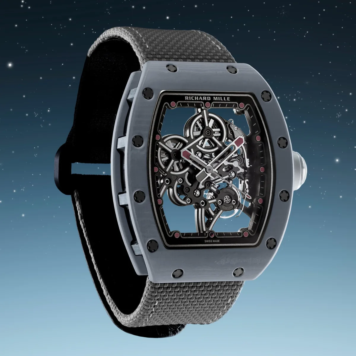 Richard Mille RM 55-01 rubber frame with titanium screws