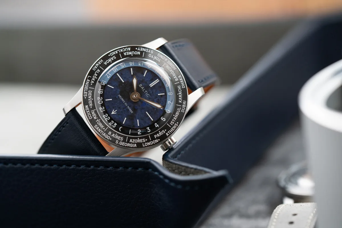 Baltic Heures du Monde stainless steel case