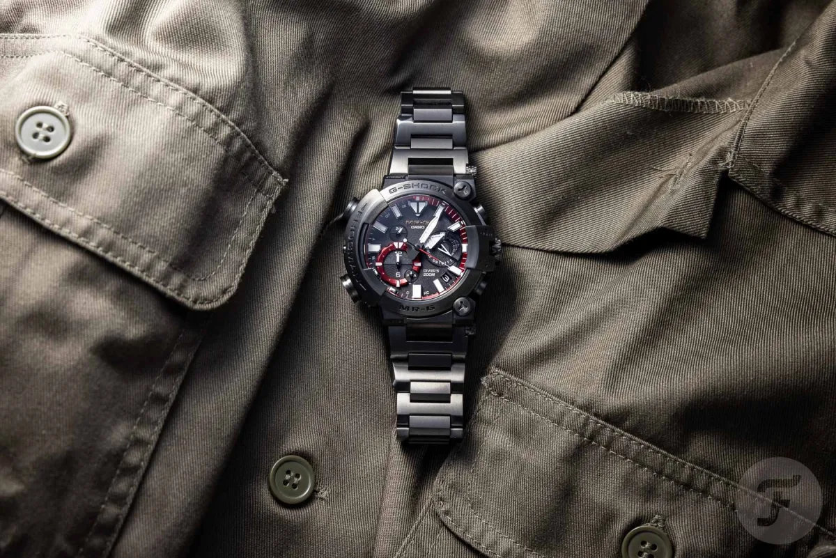 Casio G-Shock MRG-BF1000B Frogman, a high-end quartz model