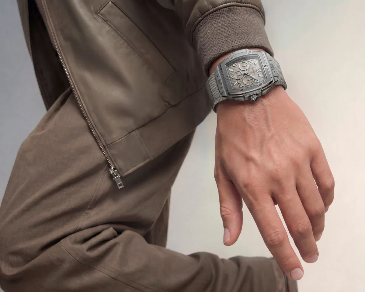 Hublot Spirit of Big Bang Essential Taupe chronograph with titanium case